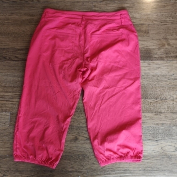 Lole Haven Drawstring Capris Ruby Small - Picture 2 of 8